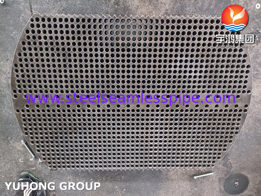 EN 10025-2 S235JR Baffles en acier au carbone Plaque de baffle d'échangeur de chaleur personnalisée