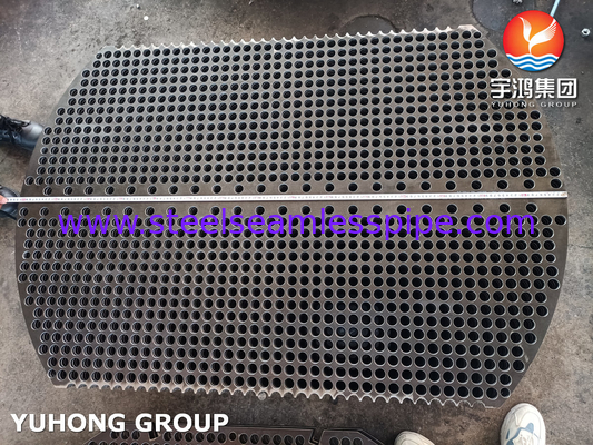 EN 10025-2 S235JR Baffles en acier au carbone Plaque de baffle d'échangeur de chaleur personnalisée