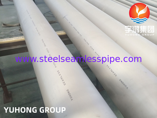 JIS G 3459 SUS304 SUS304L SUS316 SUS316L Pipe sans soudure en acier inoxydable pour l'industrie du recyclage des batteries au lithium