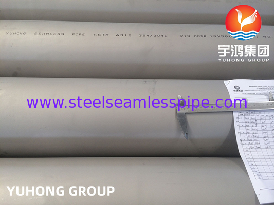 JIS G 3459 SUS304 SUS304L SUS316 SUS316L Pipe sans soudure en acier inoxydable pour l'industrie du recyclage des batteries au lithium