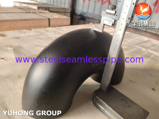 Résistant à l'accouplement ASTM A234 WPB acier au carbone 90/180 degré SR coude