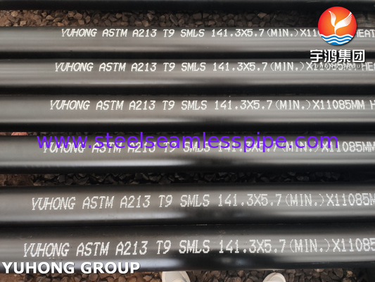 ASME SA213 T9 T11 T22 T91 Tubes sans soudure en acier allié pour tubes de four à chauffage