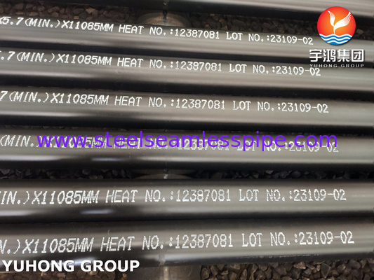 ASME SA213 T9 T11 T22 T91 Tubes sans soudure en acier allié pour tubes de four à chauffage