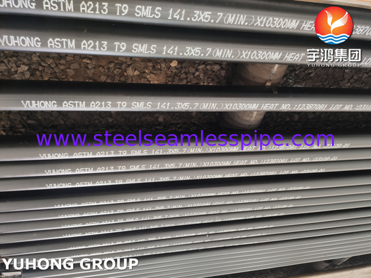 ASME SA213 T9 T11 T22 T91 Tubes sans soudure en acier allié pour tubes de four à chauffage