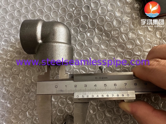 A182 F53 F92 1/2&quot; #3000 90° Socket Elbow soudé ASME B16.11 Pour les centrales électriques