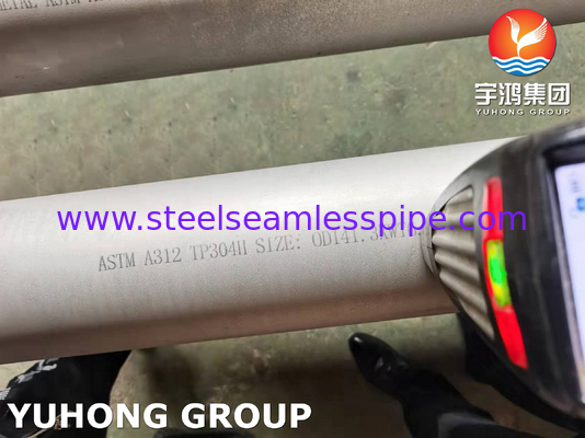 ASTM A312 TP304H / 1.4948 Pipe en acier inoxydable en décapage Pipe ronde sans soudure
