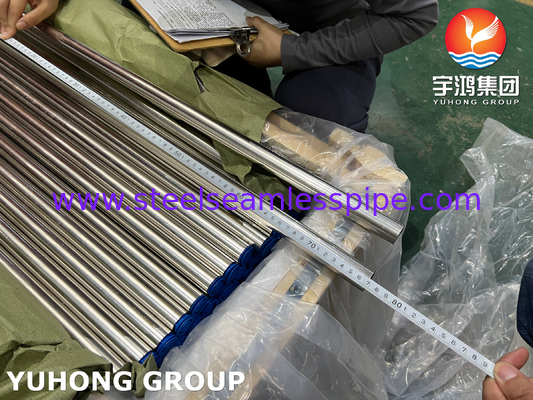 ASME SB111 C71500 Tubes pour systèmes de condensation sans soudure en alliage de cuivre et de nickel