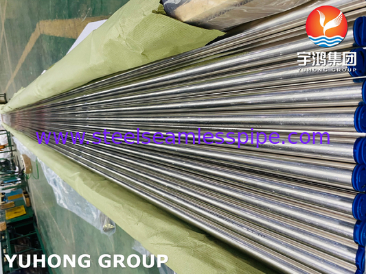 ASME SB111 C71500 Tubes pour systèmes de condensation sans soudure en alliage de cuivre et de nickel