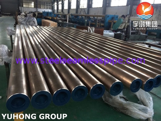 Pipe sans soudure en alliage de cuivre et de nickel 16MM DIN 86019 CuNi10Fe1,6Mn pour chaudière maritime