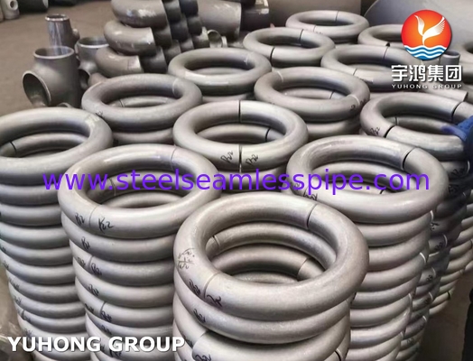 ASTM A403 WP304 raccords de tuyaux en acier inoxydable à coude de 180 degrés B16.9