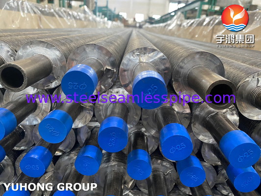 ASTM A179 Tubes à aileron en acier au carbone L G LL Type pour condensateur refroidi à l'air