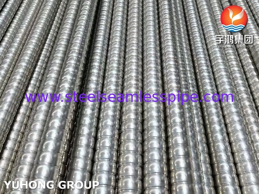 ASTM A213 TP304 Tubes ondulées en acier inoxydable à transfert de chaleur amélioré