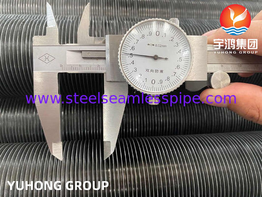 Tubes d'acier au carbone extrudées à fins pour une efficacité de transfert de chaleur élevée de 100 mm à 6000 mm de longueur