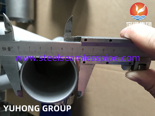 ASTM A815 UNS S31803 Connecteur de tuyaux en acier duplex à 45 degrés Y Tee latéral