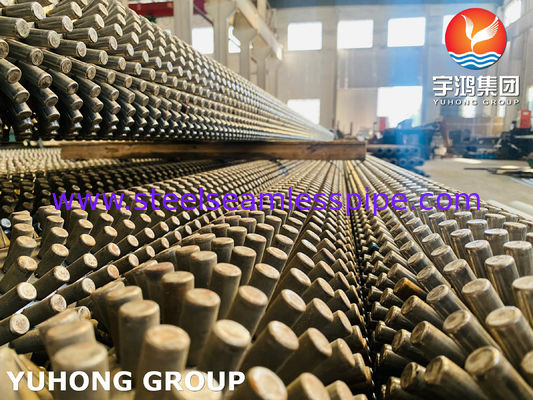 ASTM A312 TP316L Tubes à nageoires enduites avec hauteur personnalisable pour les systèmes d'échange thermique résistants à la corrosion