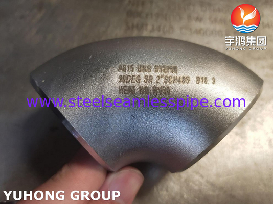 ASTM A815 WP-S UNS S32750 90° / 45° SR Armatures en acier double coude BW