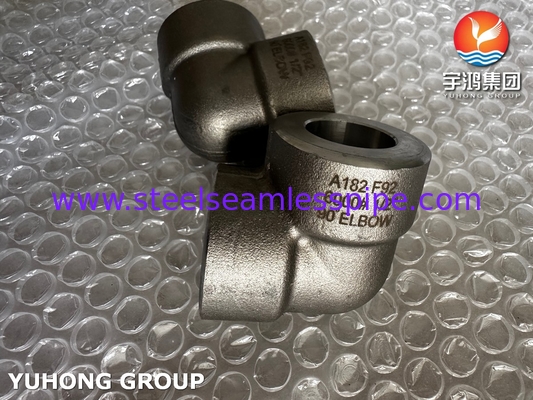 ASTM A182 F92 K92460 Coude en acier inoxydable de 90 degrés B16.11