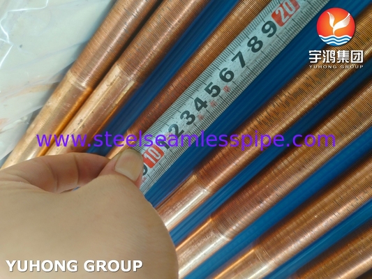 ASTM B111 C12200 Tubes à nageoires basses en alliage de cuivre pour l'industrie pétrolière et gazière