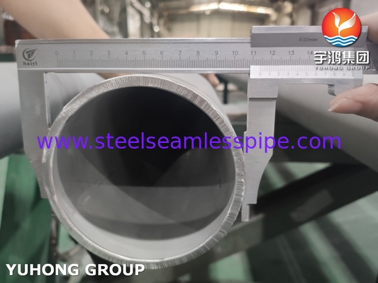 Pipe sans soudure en acier inoxydable ASTM A312 TP304H à haute résistance