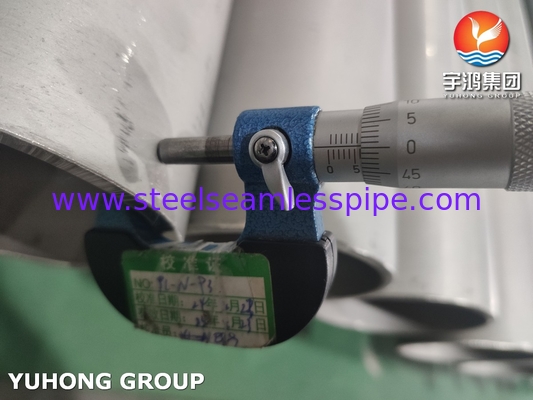 Pipe sans soudure en acier inoxydable ASTM A312 TP304H à haute résistance