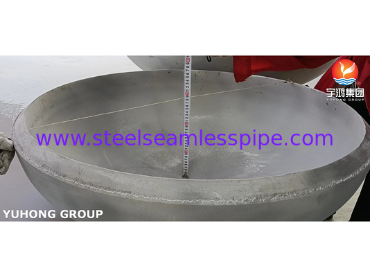 SA240 SS321 Réservoirs de tête ellipsoïdales en acier inoxydable et récipients de stockage