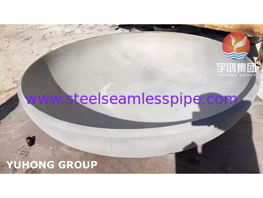 SA240 SS321 Réservoirs de tête ellipsoïdales en acier inoxydable et récipients de stockage