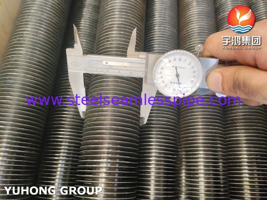 Tubes à aileron en spirale intégrés de type G ASME SA179 Tubes d'échangeur de chaleur sans soudure