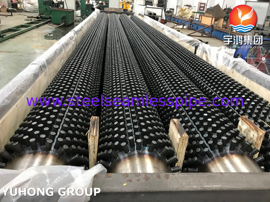 ASME SA106 GR.B Tubes à nageoires enduites en acier au carbone pour raffineries de pétrole