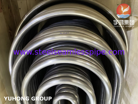 Tuyaux de nickel en alliage U ASME SB163 Monel 400 UNS N04400 Tuyaux sans couture