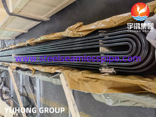 Tubes en acier au carbone en forme de U-Bend, ASME SA179, en plomb complet, Nace MR-0175, pour une application dans un échangeur de chaleur
