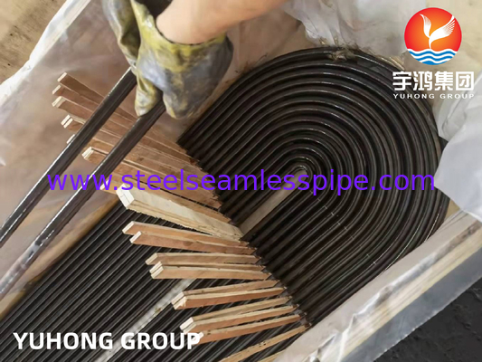 Tubes en acier au carbone en forme de U-Bend, ASME SA179, en plomb complet, Nace MR-0175, pour une application dans un échangeur de chaleur