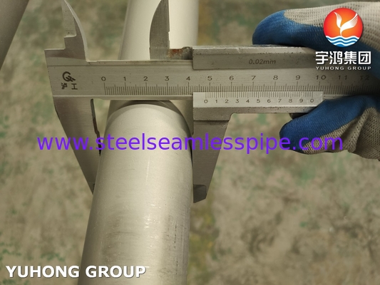 Pipe sans soudure en acier inoxydable EN 10216-5 D2/T1 1.4404 TP316L Pour le pétrole et le gaz