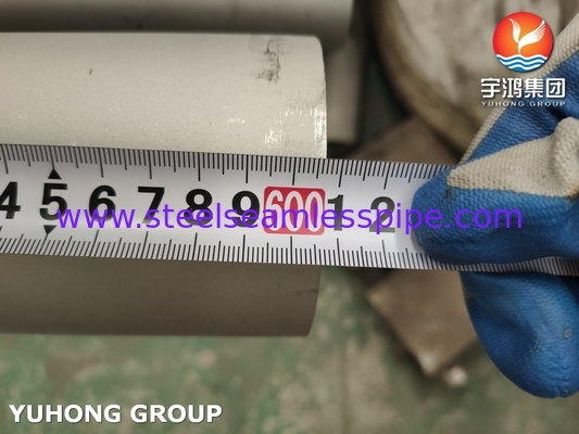 Pipe sans soudure en acier inoxydable EN 10216-5 D2/T1 1.4404 TP316L Pour le pétrole et le gaz