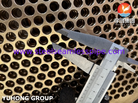 ASTM B171 C46400 Tubes en laiton naval pour échangeur de chaleur et chaudière