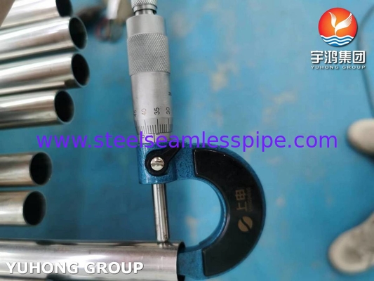 ASTM A249 TP304 BA Tubes soudés en acier inoxydable, tubes pour chaudière et échangeur de chaleur