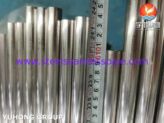 ASTM A249 TP304 BA Tubes soudés en acier inoxydable, tubes pour chaudière et échangeur de chaleur