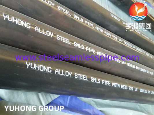 Pipe sans soudure en acier allié ASTM A335 P22 2-1/4Cr pour centrale électrique/chaudière/énergie nucléaire