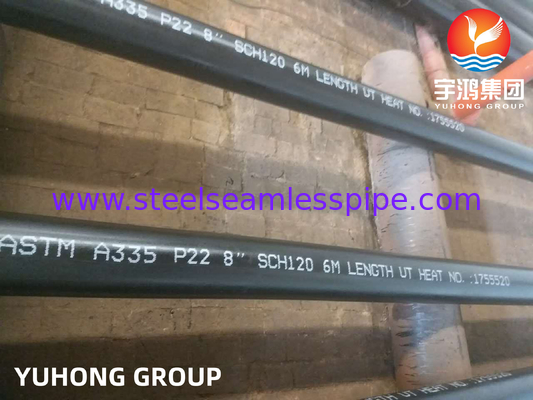 Pipe sans soudure en acier allié ASTM A335 P22 2-1/4Cr pour centrale électrique/chaudière/énergie nucléaire