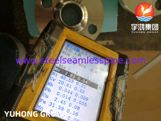 ASTM B564 Incoloy 825 / UNS N08825 Flange de cou de soudage en alliage de nickel