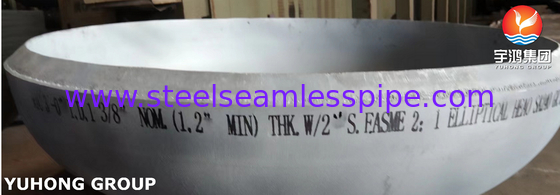 ASTM SA240 SS321 Tête ellipsoïdale et extrémité de plaque pour récipient sous pression