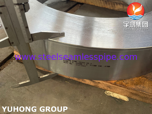 ASME SA266 GR 2 Disque et anneau en acier au carbone pour échangeur de chaleur