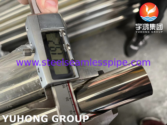 ASTM A554 TP304 Tubes soudés en acier inoxydable pour une composition chimique supérieure