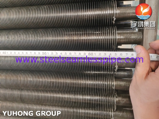 Pipe à aileron de type L A179 Aluminium 1060 1100 Pour tour de refroidissement