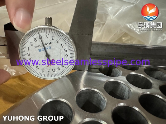 ASTM A182 F304L Feuille de tube en acier inoxydable forgé pour assemblage d'échangeur de chaleur