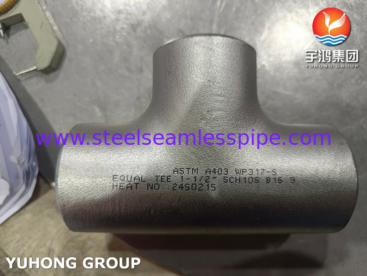 ASTM A403 WP317-S raccords en acier inoxydable pour une résistance élevée à la corrosion et à la température