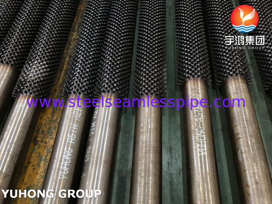 ASTM A213 T9 ALLOY STEEL STUDED FIN PIPE, 13CR STUD pour le four