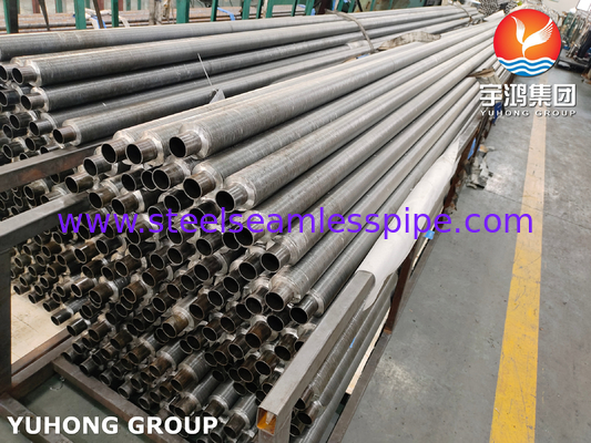 ASTM A210 ASME SA210 GR A1 Tubes à nageoires en acier au carbone avec nageoires en aluminium