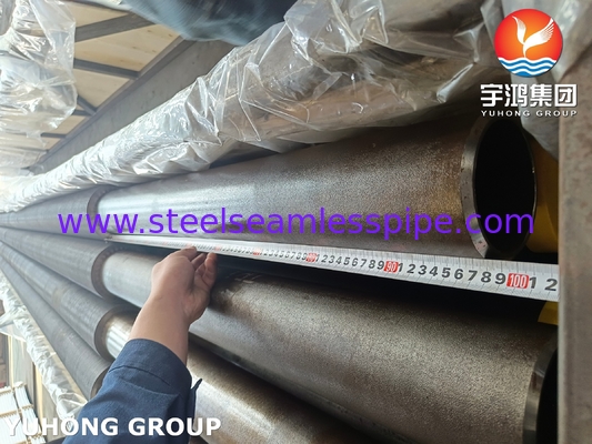 Tubes à aileron HFW solides à aileron plat, ASTM A335 P22 Pipe sans soudure en acier allié pour chaudière