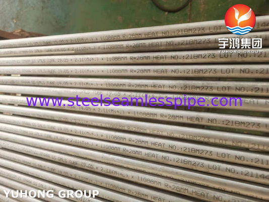 Tubes sans soudure ferritiques ASME/ASTM A213 T444 pour chaudière et échangeur de chaleur