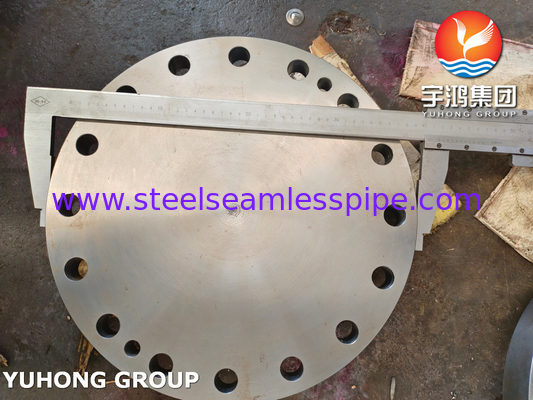 ASTM SA266 Gr2N Flange de couverture de canal et flange latérale de coque utilisée dans un échangeur de chaleur
